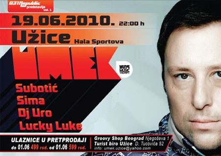 DJ Umek u Užicu