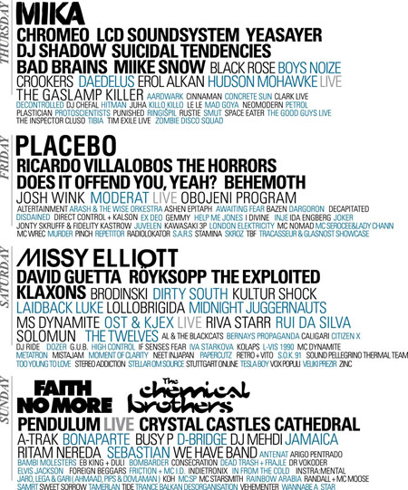 line-up