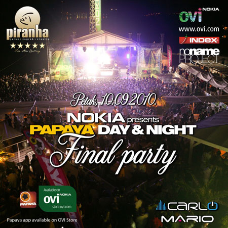 Papaya Final Party 2010