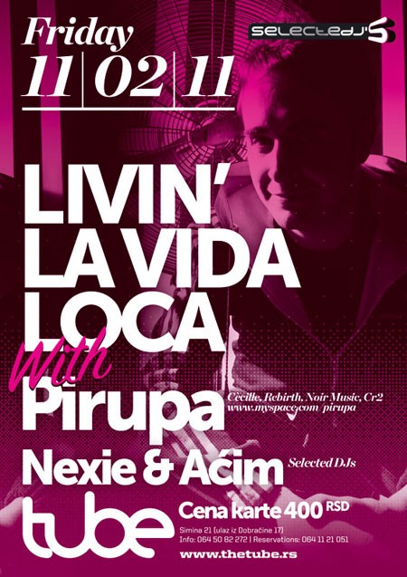 DJ  Pirupa (Ita) u klubu The Tube