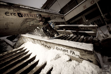 Street snowboarding u Beogradu