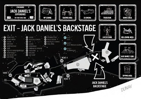 EXIT - Jack Daniel's backstage