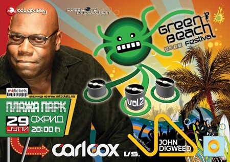 Cаrl Cox, Green Beach festival