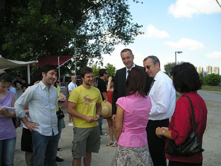 Britanski ambasador u kampu EXIT-a! Foto: www.021.rs