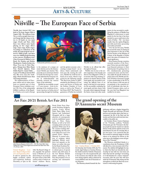 Ni&scaron;ville - Evropsko lice Srbije