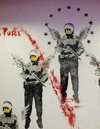 Benksijev mural otkriven u Berlinskoj galeriji