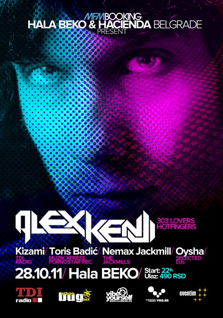Alex Kenji u Beogradu 28. oktobra