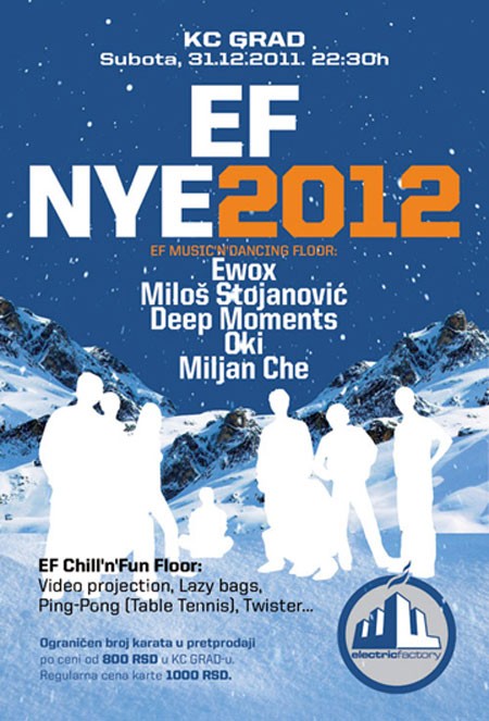 ELECTRIC FACTORY New Years Eve!