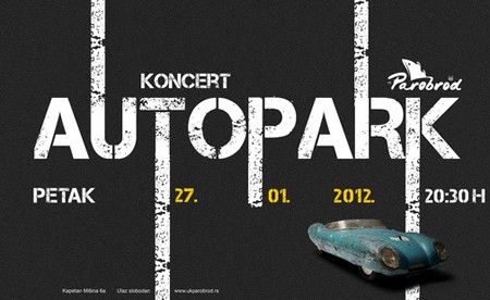 Autopark u UK Parobrod