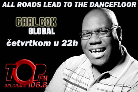 Carl Cox četvrtkom u 22h na TopFM!