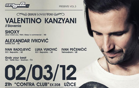 Valentino Kanzyani 2. marta u Užicu 