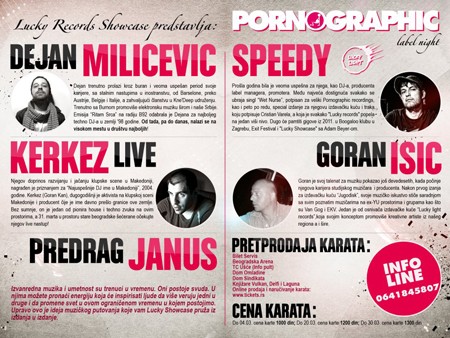 Pornographic Label Nights 31. mart, KPGT Beograd