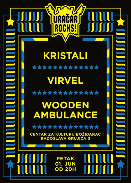 Vračar Rocks: Kristali, Virevel i Wooden Ambulance