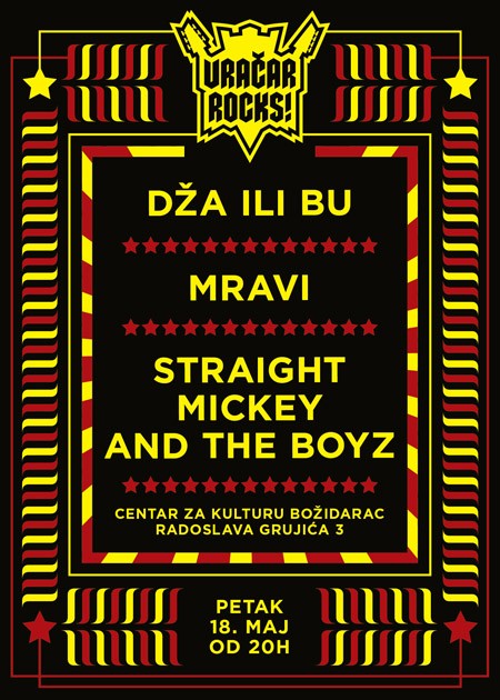 Vračar Rocks! - Dža ili Bu, Mravi i Straight Mickey and the Boyz