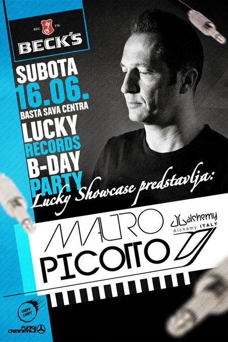 Vodimo vas na Lucky Records B-day with Mauro Picotto!