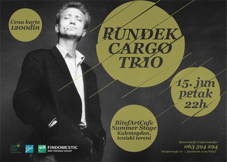 Rundek Cargo trio. BitefArtCafe Summer Stage
