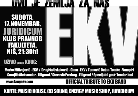 KRUG - Tribute to EKV - Koncert u Ni&scaron;u!