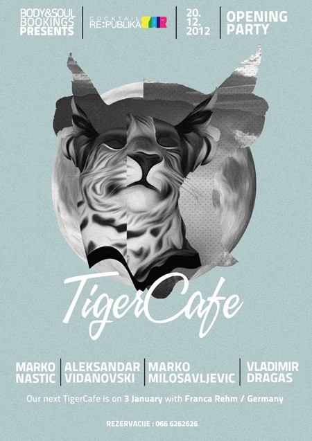 "Tiger Cafe" žurke od 20. decembra u "Republika Baru"!