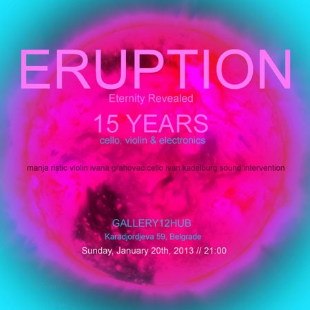 Koncert elektro-akustične improvizacije "ERUPTION"