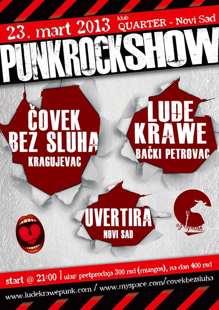 Bliži se "Punk rock show" u Novom Sadu