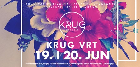 KRUG otvara vrata vrta, jedinog pravog u Savamali!