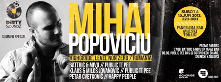 Promo žurka u Tapasu za Dirty Soundz w Popoviciu