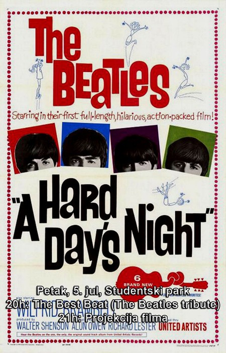 Filmstreet: The Beatles &bdquo;Hard day's night&ldquo; 5. jul