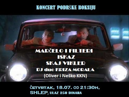 Humanitarni koncert u KC Shlep-u
