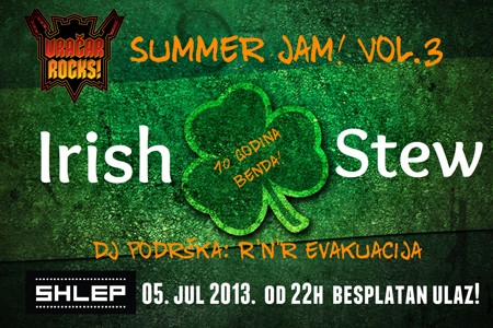 Vračar Rocks Summer Jam! 10 godina benda Irish Stew