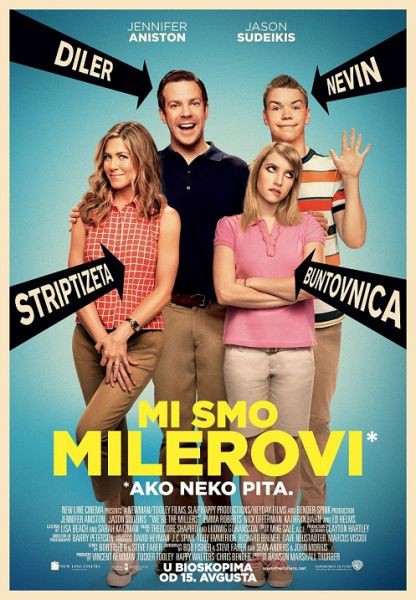 Vodimo vas na projekciju filma "Mi smo Milerovi"