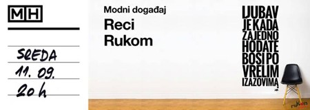 Modni događaj "Reci ruKom" u Mikser House-u