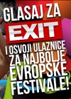 Glasaj za EXIT i osvoji ulaznice za najbolje evropske festivale