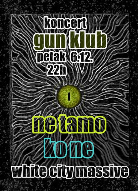 Ne Tamo, Ko Ne i White City Massive u beogradskom Klubu Gun