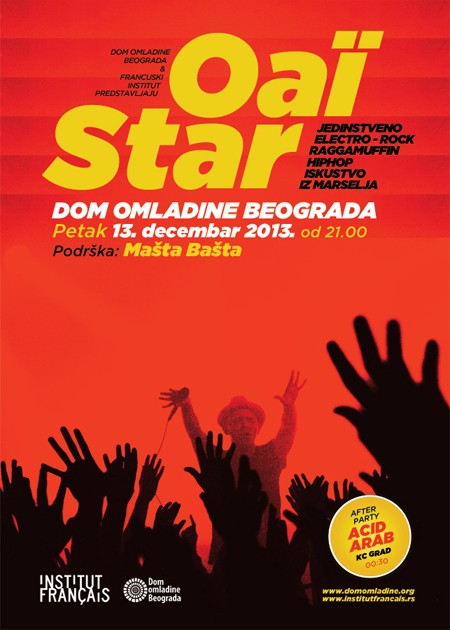 Elektro-rok senzacija OA&Iuml; STAR u Domu omladine Beograda!