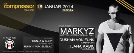 MarkyZ (Deep Tech Records, The Box / Italy) by TouchRadio