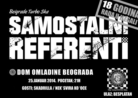 Besplatan koncert Samostalnih referenata u DOB-u!
