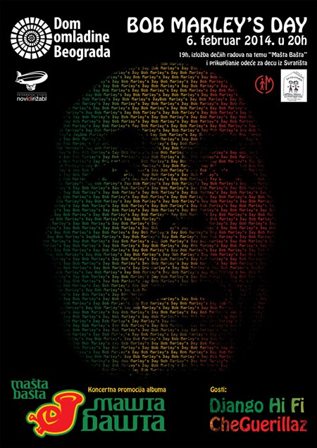 Bob Marley's Day u Domu omladine Beograda