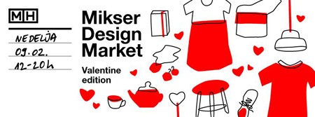 „Mikser Design Market – Valentine Edition“ u nedelju u MH-u