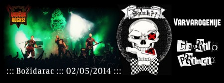 Pankerski okr&scaron;aj 2. maja na Vračar Rocks-u