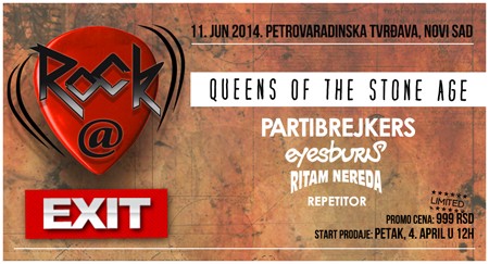 Sutra u podne počinje prodaja ulaznica za ROCK@EXIT!