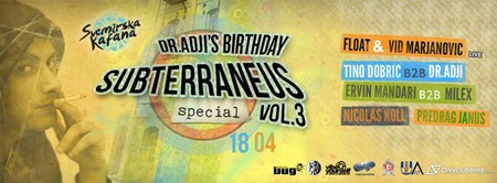 Subterraneus Special Vol.3 @ Svemirska Kafana