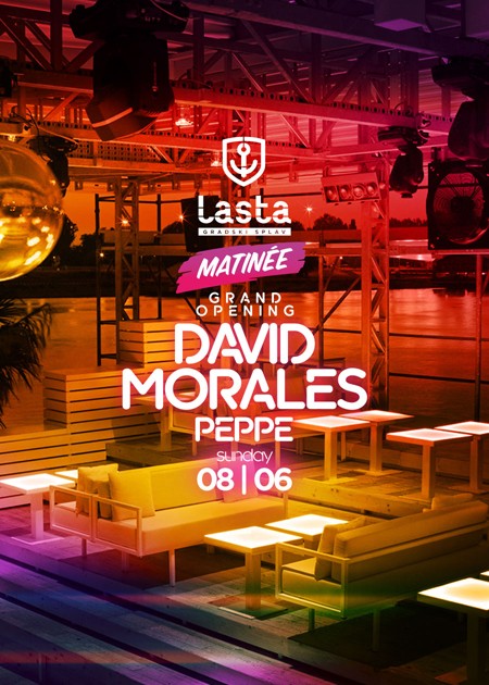 David Morales na splavu Lasta