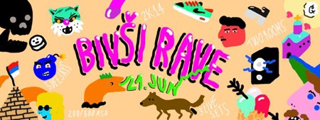 BIV&Scaron;I RAVE sa 3 lajv nastupa i 5 DJ setova