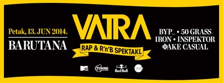 Barutana predstavlja: R&rsquo;N&rsquo;B spektakl "Vatra" i "Ki&scaron;obran" žurka