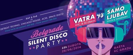 Belgrade Silent Disco u KC GRAD