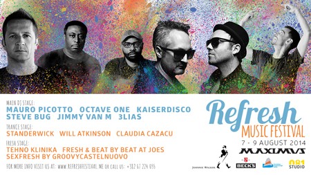 8. Refresh festival: Steve Bug, Mauro Picotto, Octave One i Kaiserdisco!