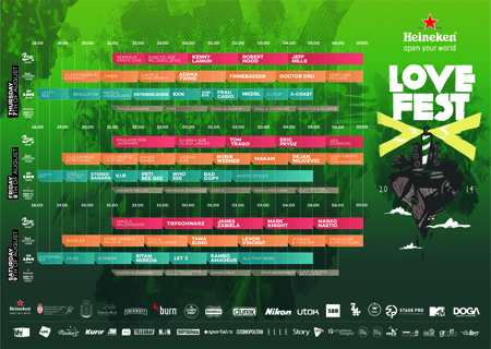 Heineken Lovefest objavio satnicu festivala