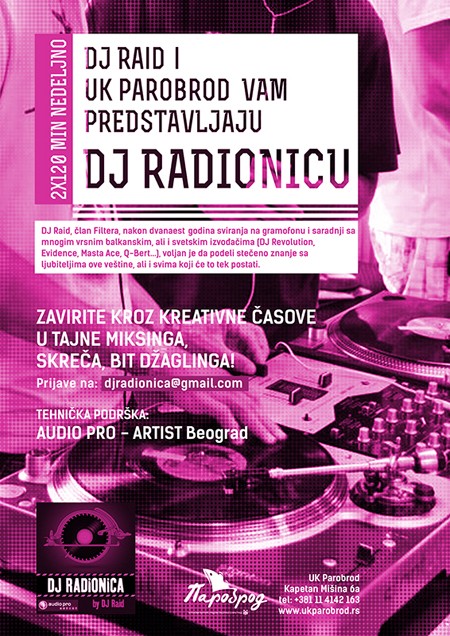 DJ Radionice u Parobrodu