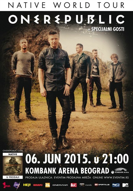 U prodaji karte za koncert benda OneRepublic!