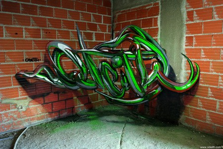 3D grafiti by Odeith - Vi&scaron;e na www.Odeith.com